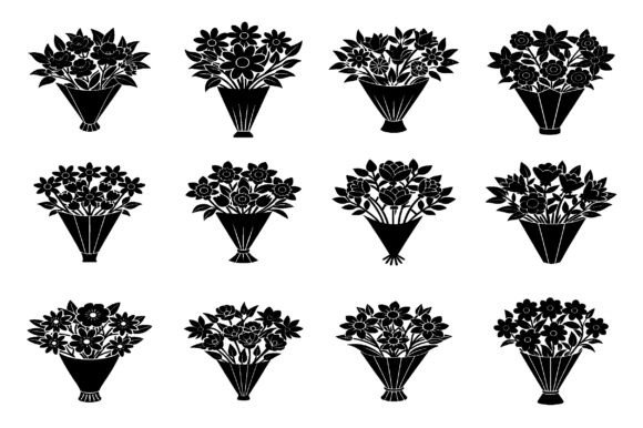 Flowers Vector Silhouette Bundle Review